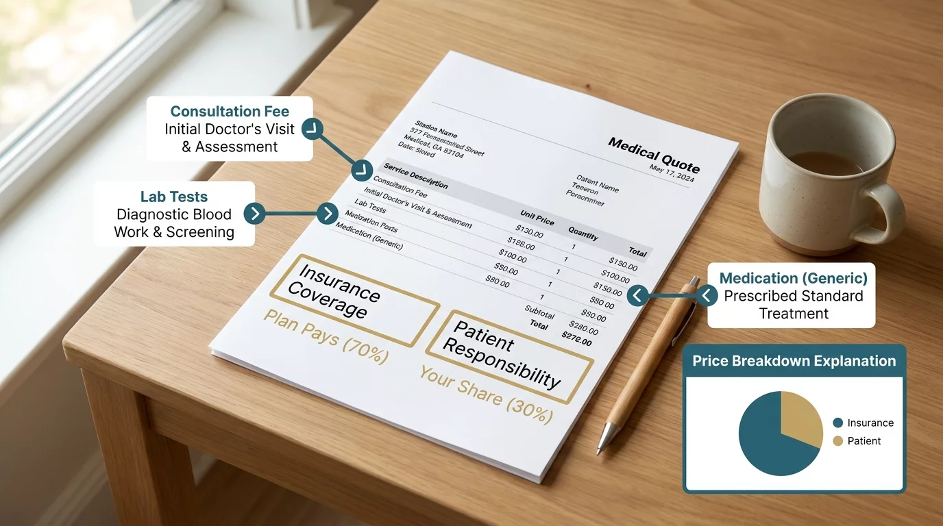 Exemple devis medical annote avec explications