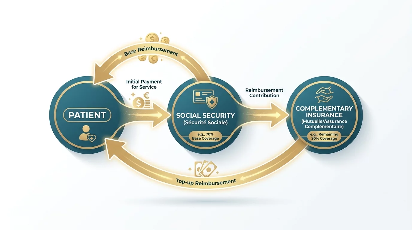 Schema remboursement secu mutuelle patient